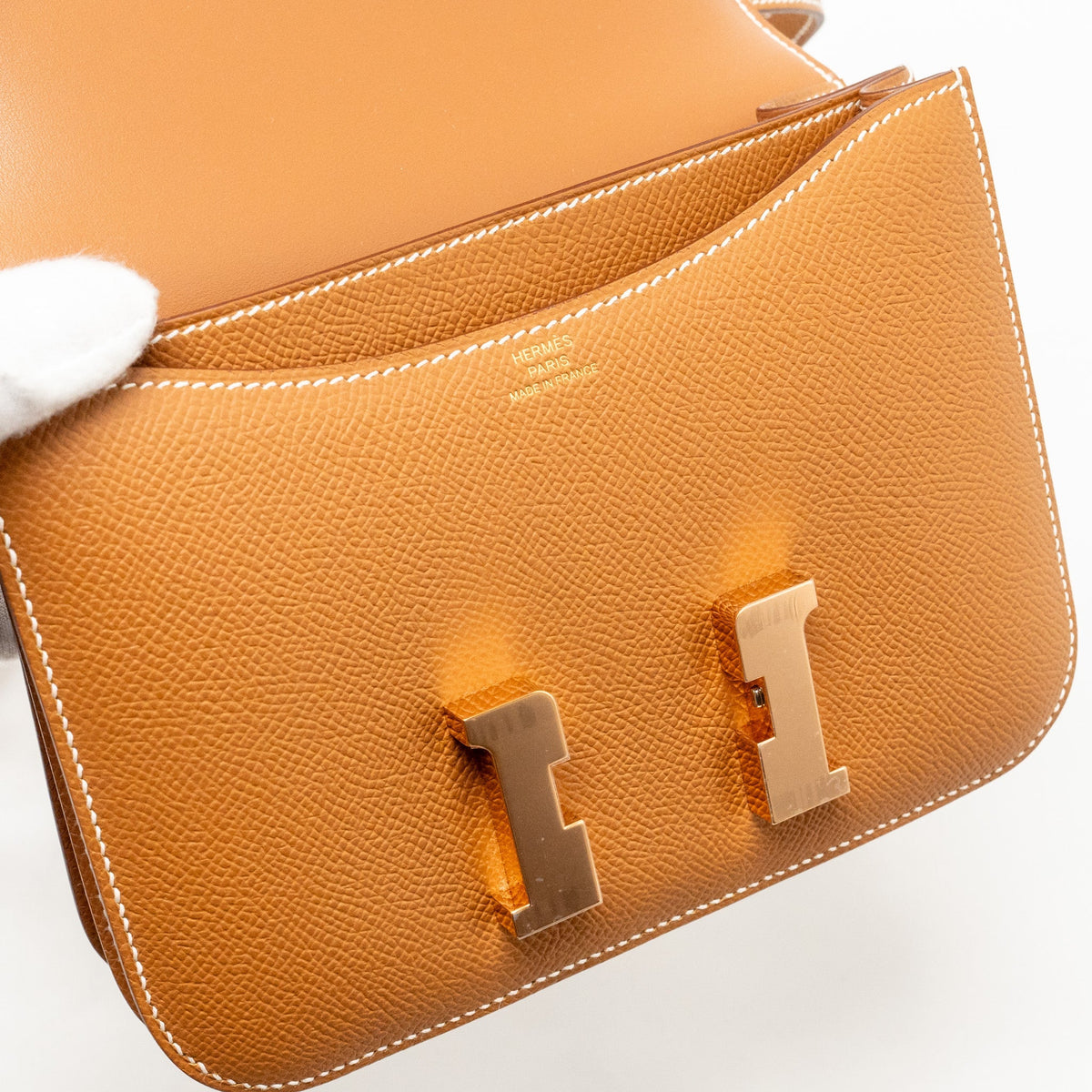 Hermes Mini Constance Epsom Gold RGHW