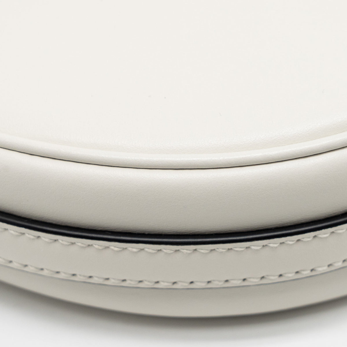 PRADA ARQUÉ SMALL SHOULDER BAG CALFSKIN WHITE GHW