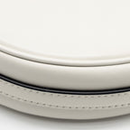PRADA ARQUÉ SMALL SHOULDER BAG CALFSKIN WHITE GHW