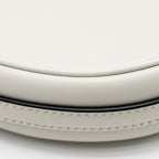 PRADA ARQUÉ SMALL SHOULDER BAG CALFSKIN WHITE GHW