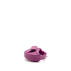 Chanel Polly Pocket Mini Round Hobo Bag Caviar Dark Pink GHW (Microchip)