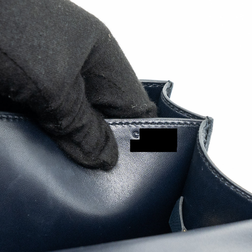 Hermes Constance 24 Epsom Blue Nuit GHW