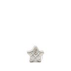 Chanel STAR COIN PURSE CHARM METALLIC LAMBSKIN SILVER SHW (MICROCHIP)