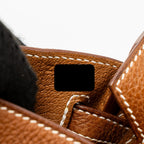 HERMES BIRKIN 25 BARENIA FAUBOURG 34 FAUVE GHW