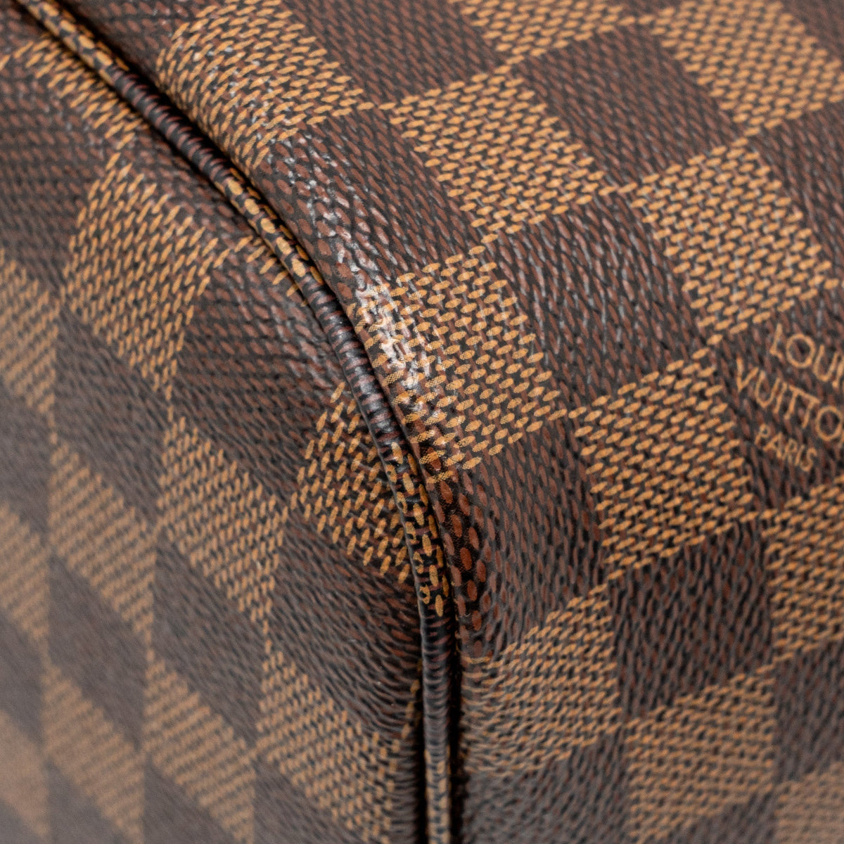 LOUIS VUITTON NEVERFULL MM DAMIER EBENE GHW