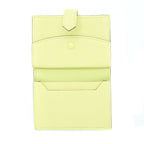 Hermes Bearn Compact Wallet Chevre Mysore R9 Jaune Bourge GHW