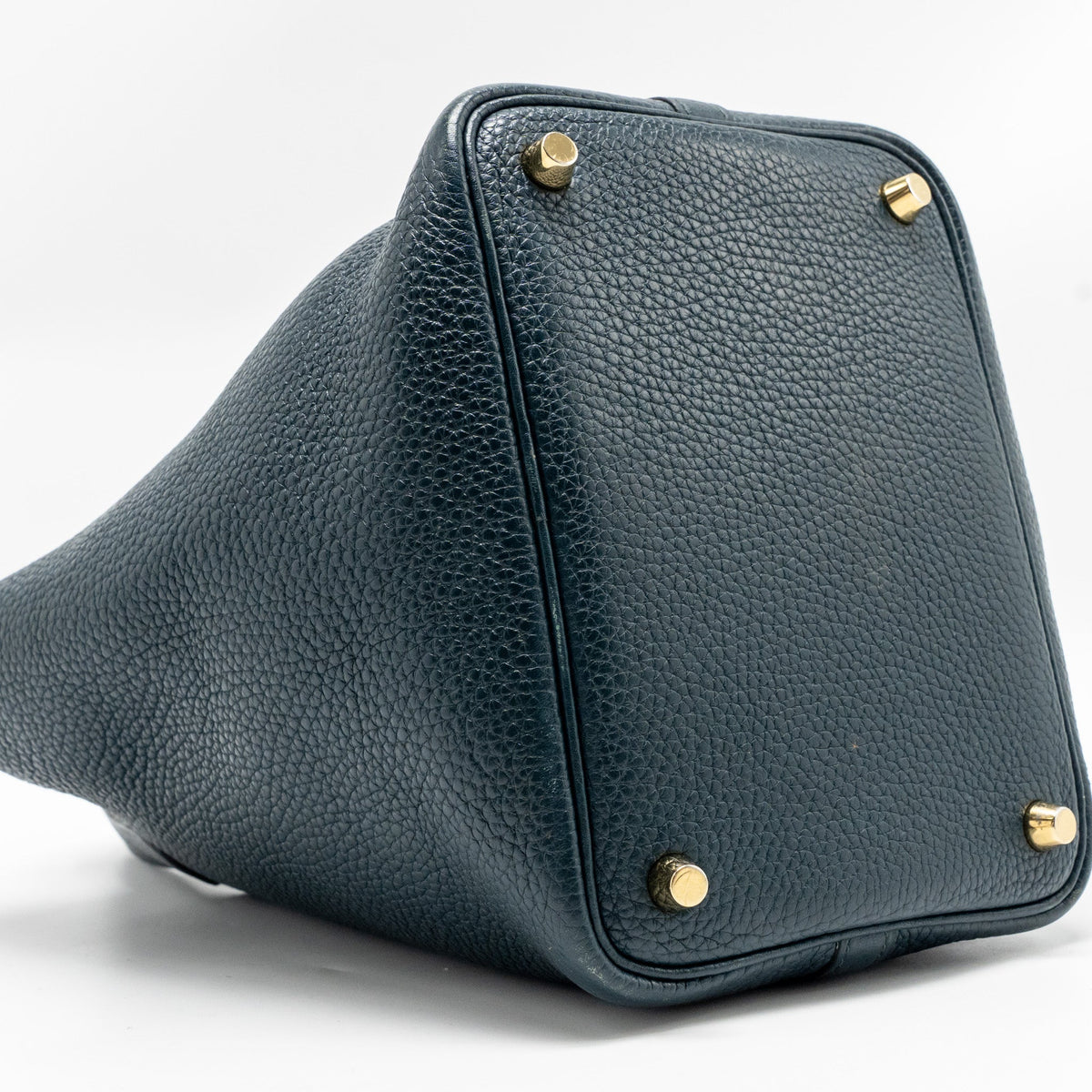 Hermes Picotin 18 Lock Bag Clemence 6O Vert Cypress GHW