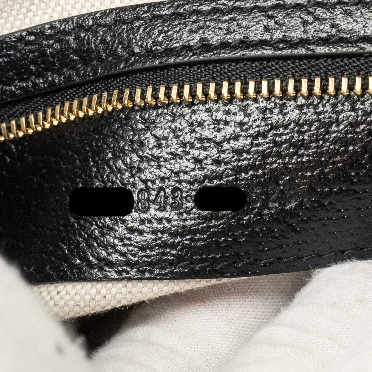 GUCCI JACKIE 1961 SMALL SHOULDER BAG DENIM/LEATHER BLACK GHW