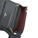 CHANEL CLASSIC WALLET ON CHAIN CAVIAR BLACK GHW