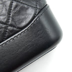 CHANEL SMALL GABRIELLE HOBO BAG BLACK SERIAL 26