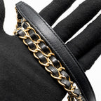 CHANEL MEDIUM CHEVRON COCO HANDLE CAVIAR BLACK GHW