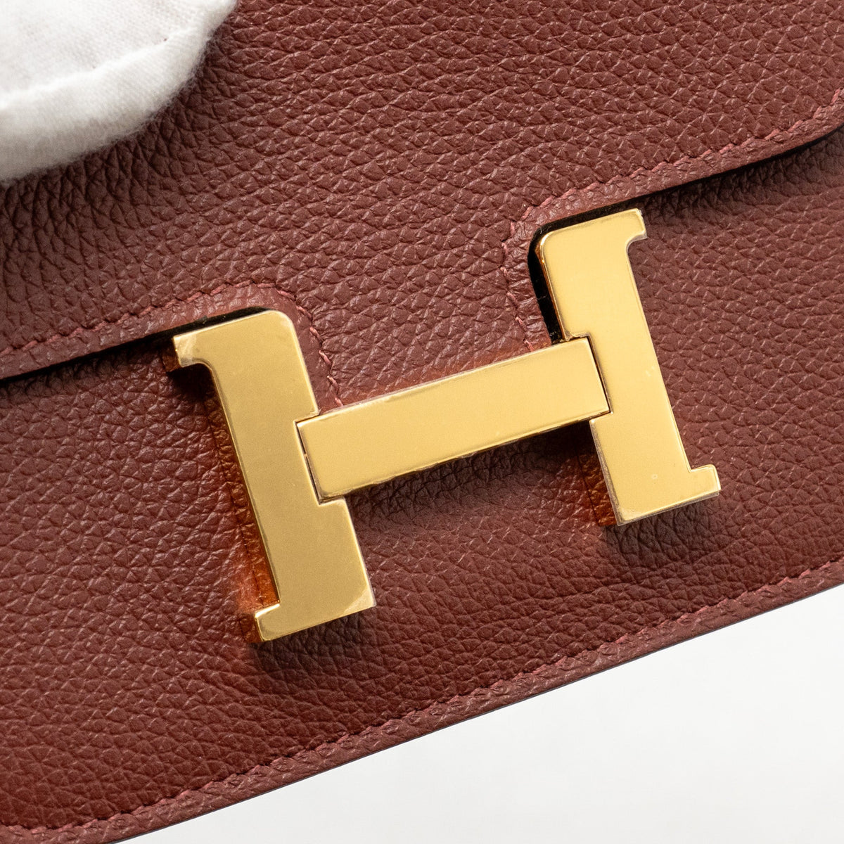 Hermes Constance Slim Evercolor Rough H GHW