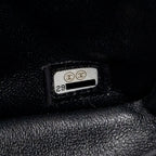 CHANEL CLASSIC MINI SQUARE FLAP BAG LAMBSKIN BLACK LGHW