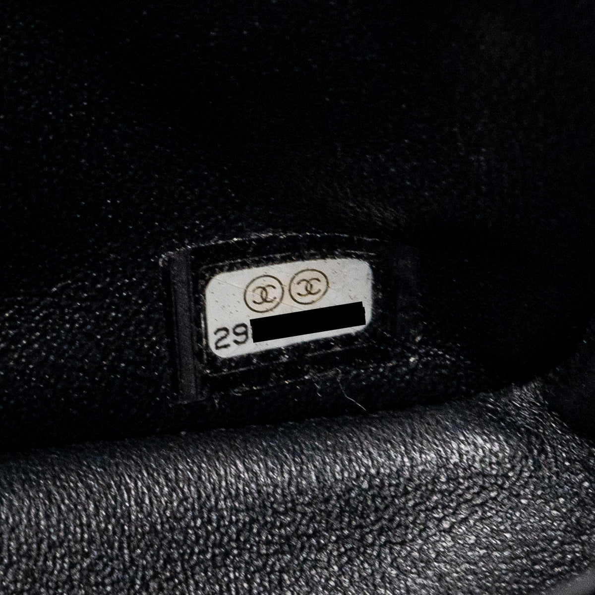 CHANEL CLASSIC MINI SQUARE FLAP BAG LAMBSKIN BLACK LGHW