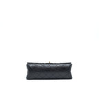 CHANEL SMALL REISSUE 2.55 FLAP BAG BLACK BRUSHED GHW