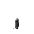 CHANEL PEARL CRUSH WALLET ON CHAIN LAMBSKIN BLACK GHW