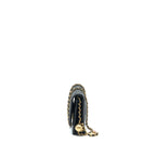CHANEL PEARL CRUSH WALLET ON CHAIN LAMBSKIN BLACK GHW