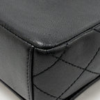 Chanel Mademoiselle Enamel Flap Bag Shiny Sheepskin Black GHW