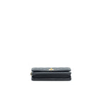 CHANEL 22C PEARL CRUSH WALLET ON CHAIN BLACK GHW (MICROCHIP)