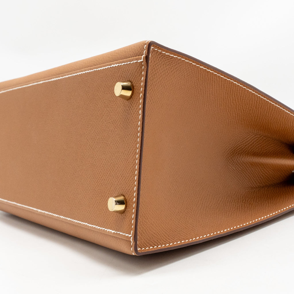 Hermes Kelly 28 Epsom Gold GHW