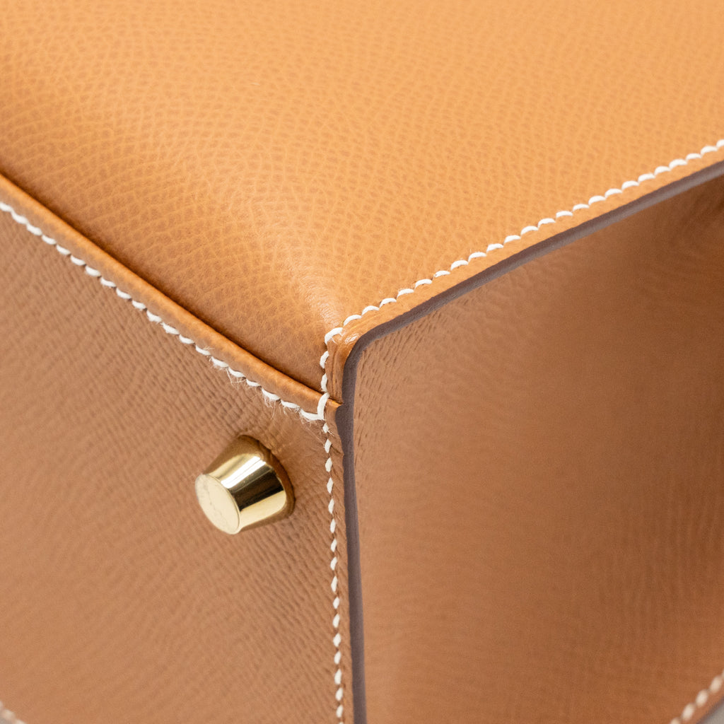 Hermes Kelly 28 Epsom Gold GHW