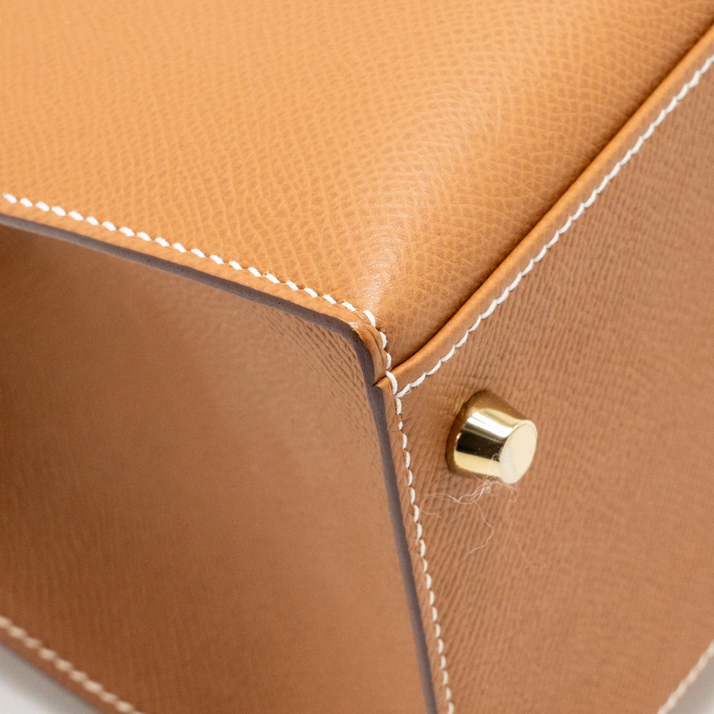 Hermes Kelly 28 Epsom Gold GHW