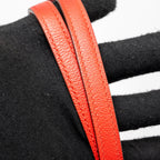 Hermes Mini Constance Evercolor Rouge De Coeur GHW