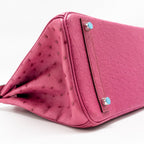 Hermes Birkin 30 Ostrich Fuchsia SHW