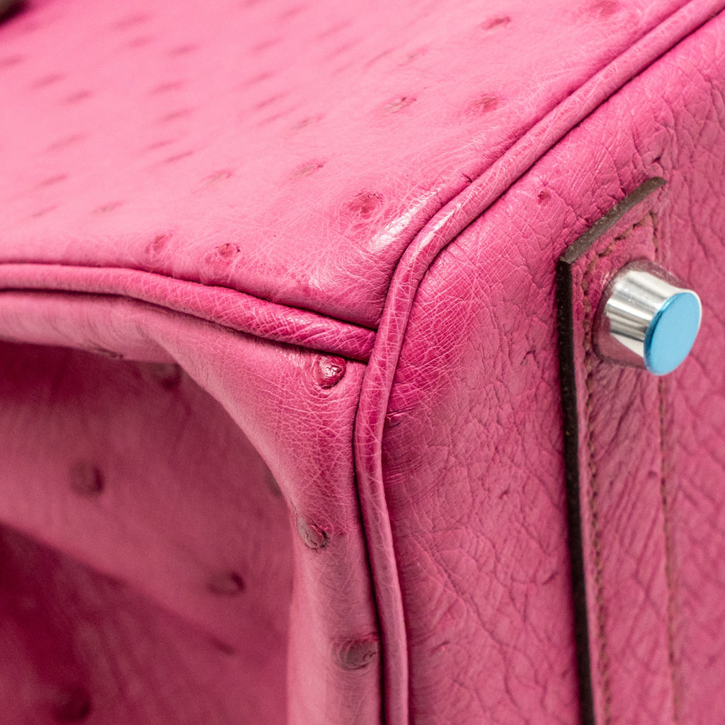 Hermes Birkin 30 Ostrich Fuchsia SHW