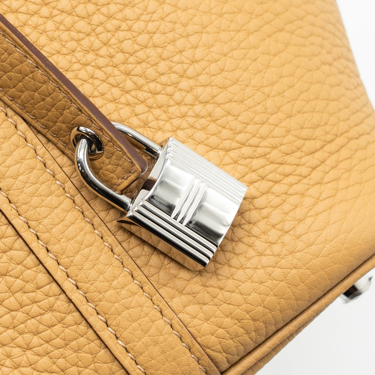 HERMES PICOTIN 18 LOCK BAG CLEMENCE 4B BISCUIT SHW