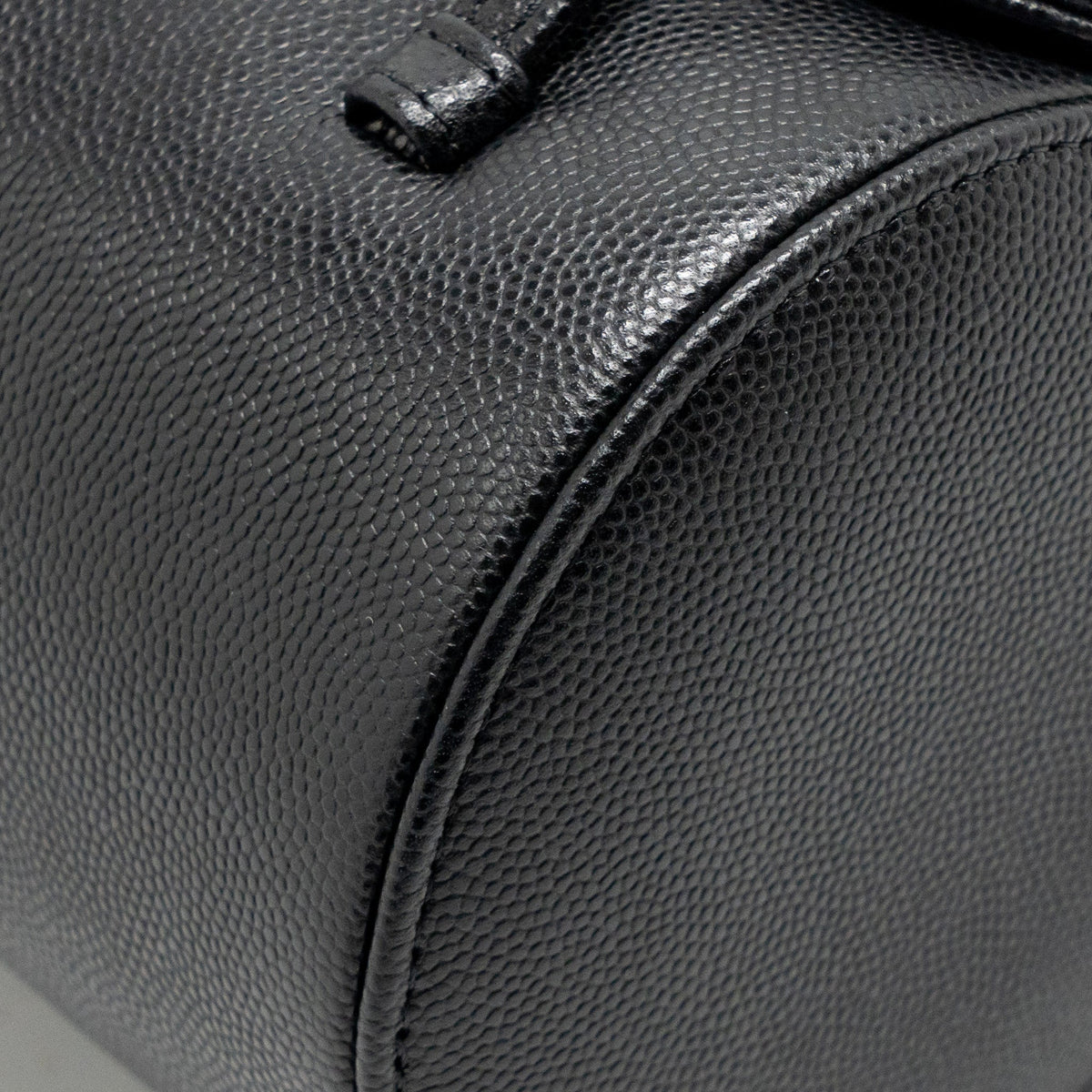 Chanel Small Preppy Bowling Bag Caviar Black GHW (Microchip)