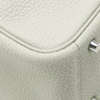 Hermes Mini Lindy Clemence Gris Neve SHW