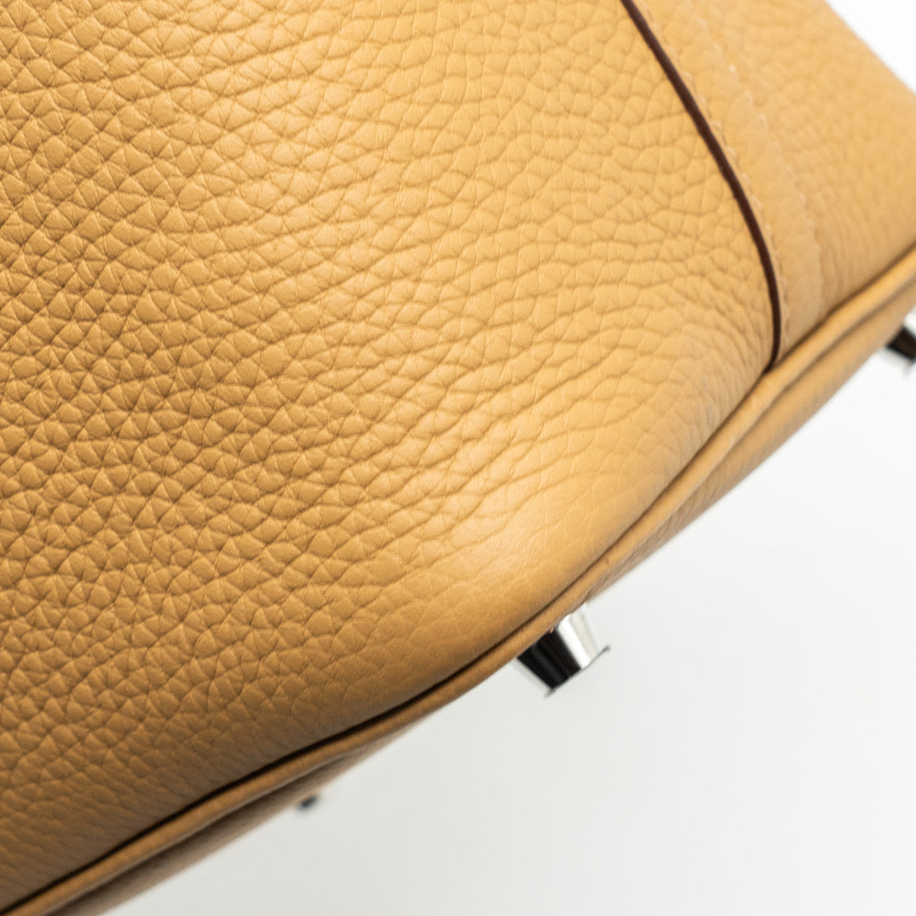 Hermes Picotin 18 Lock Bag Clemence 4B Biscuit SHW