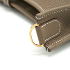 Hermes Evelyne 29 Bag Clemence Etoupe GHW