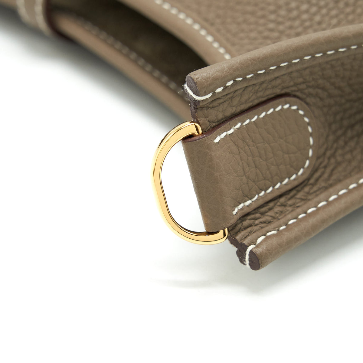 Hermes Evelyne 29 Bag Clemence Etoupe GHW