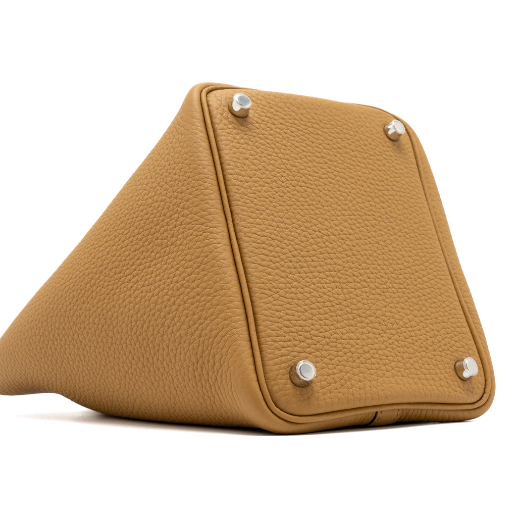 Hermes Picotin 18 Clemence Biscuit SHW