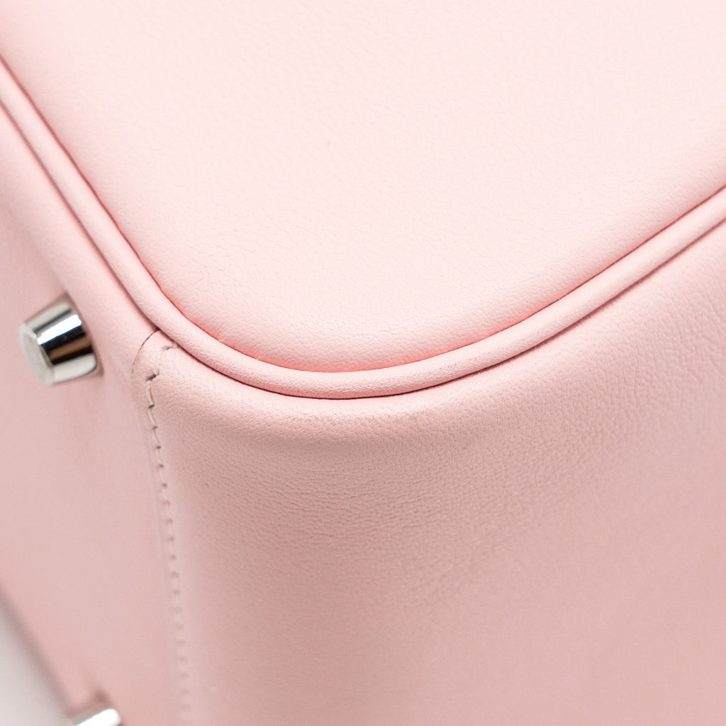 Hermes Mini Lindy Swift 3Q Rose Sakura SHW