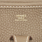 Hermes Evelyne 29 Bag Clemence Etoupe GHW