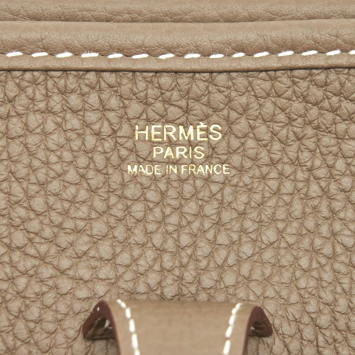 Hermes Evelyne 29 Bag Clemence Etoupe GHW