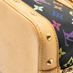 Louis Vuitton Alma Bag Monogram Canvas Black / Multicolour GHW