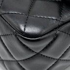 CHANEL PEARL CRUSH MINI SQUARE LAMBSKIN BLACK GHW