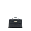 Hermes Kelly Pochette Swift Black SHW
