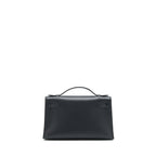 Hermes Kelly Pochette Swift Black SHW
