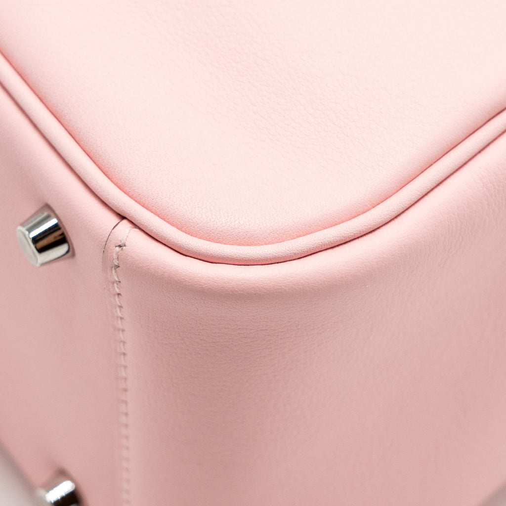 Hermes Mini Lindy Swift 3Q Rose Sakura SHW