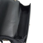 CHANEL MEDIUM BOY CALFSKIN BLACK RUTHENIUM HARDWARE