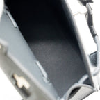 HERMES KELLY DOLE PICTO EPSOM GRIS MISTY/BLACK/VERT FIZZ/ALEZAN SHW