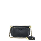 LOUIS VUITTON MULTI POCHETTE ACCESSORIES MONOGRAM EMPRIENTED BLACK GHW (NEW VERSION)