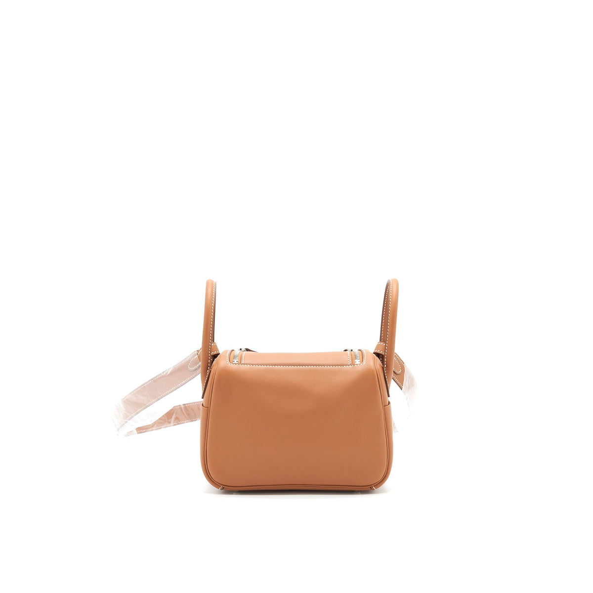 HERMES MINI LINDY SWIFT LEATHER GOLD/ JAUNE AMBRE WITH SHW