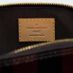 LOUIS VUITTON ALMA BB PATENT AMARANTE RAYE GHW