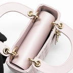 DIOR MINI LADY DIOR BAG LAMBSKIN LIGHT PINK LGHW